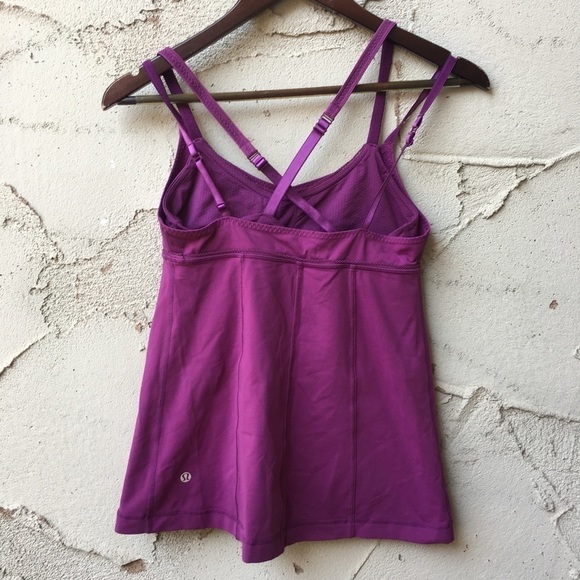 Lululemon Black Warrior 1 Cami Athletic Tank Top Size 6 - Picture 4 of 11